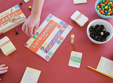 Listography: (Board Games, Games for Adults, Adult Board Games): The Game: May the Best List Win! - Lisa Nola [KSIĄŻKA]