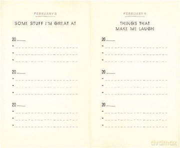Listography: One List a Day: One List a Day; a Three-year Journal - Lisa Nola [KSIĄŻKA]