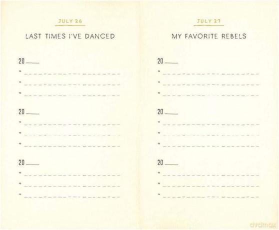Listography: One List a Day: One List a Day; a Three-year Journal - Lisa Nola [KSIĄŻKA]