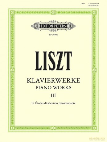 Liszt: Piano Works Vol.3 - Franz Liszt [KSIĄŻKA]