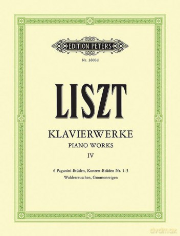 Liszt: Piano Works Vol.4 (EP3600D) (Edition Peters) - Collins Easy Learning [KSIĄŻKA]