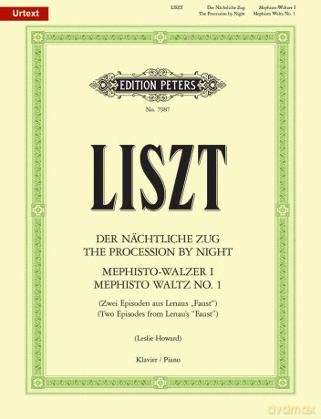 Liszt: Two Episodes from Lenau's Faust': Two Episodes from Lenau's Faust, Urtext (Edition Peters) - Liszt [KSIĄŻKA]