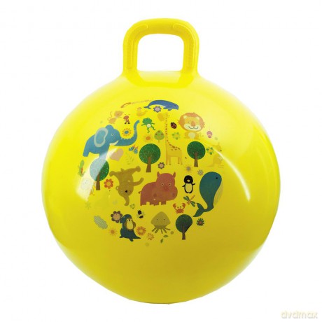 Spokey Piłka Gimnastyczna z Uchwytem Kaleidoscope (Rozmiar 45 cm)