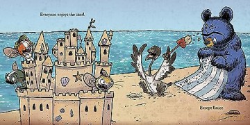 Little Bruce: Beach Bummer: A Little Bruce Book - Ryan T. Higgins [KSIĄŻKA]