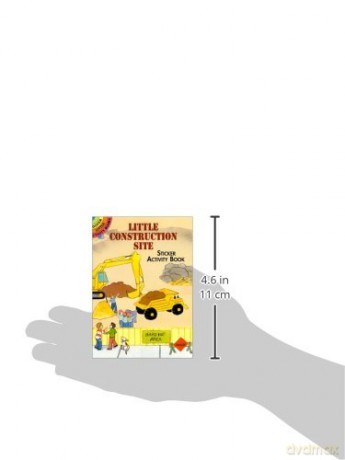 Little Construction Site Sticker Activity Book (Little Activity Books) - Cathy Beylon [KSIĄŻKA]