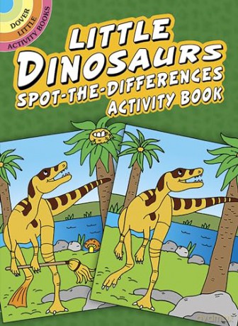 Little Dinosaurs Spot-the-Differences Activity Book (Little Activity Books) - Fran Newman-D'Amico [KSIĄŻKA]
