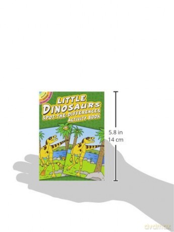 Little Dinosaurs Spot-the-Differences Activity Book (Little Activity Books) - Fran Newman-D'Amico [KSIĄŻKA]