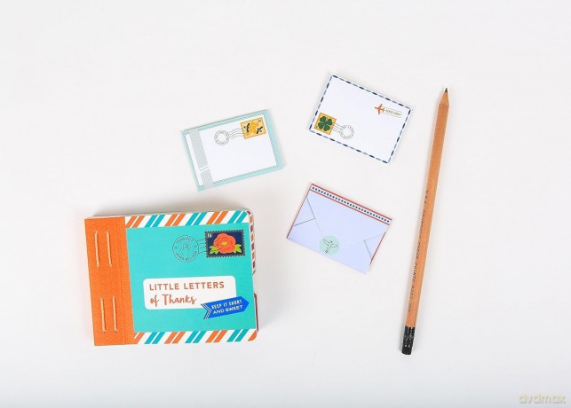 Little Letters of Thanks: (thankful Gifts, Personalized Thank You Cards, Thank You Notes) (Letters To My) - Lea Redmond [KALENDARZ]