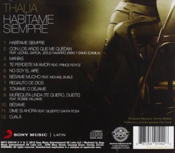 Thalia: Habitame Siempre [CD]