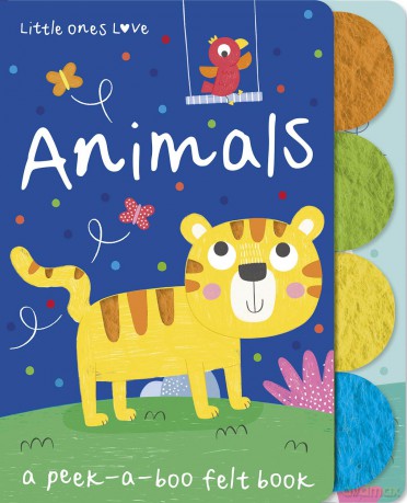 Little Ones Love Animals (Little Ones Love Felt Tabbed Board Book) - Imagine That [KSIĄŻKA]