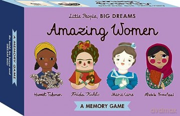 Little People, BIG DREAMS Amazing Women Memory Game: A Memory Game - Maria Isabel Sanchez Vegara [KSIĄŻKA]