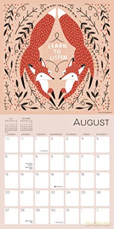 Living an Inspired Year September 2022-December 2023 Calendar: Let Your Creativity Bloom (WALL 16 MONTH) - Stacie Bloomfield [KALENDARZ]