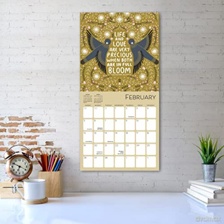 Living an Inspired Year September 2022-December 2023 Calendar: Let Your Creativity Bloom (WALL 16 MONTH) - Stacie Bloomfield [KALENDARZ]