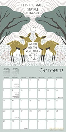 Living an Inspired Year September 2022-December 2023 Calendar: Let Your Creativity Bloom (WALL 16 MONTH) - Stacie Bloomfield [KALENDARZ]