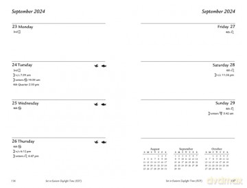 Llewellyn's 2024 Moon Sign Datebook: Weekly Planning by the Cycles of the Moon - Llewellyn Worldwide Ltd [KSIĄŻKA]