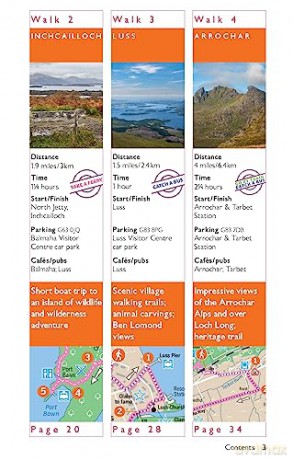 Loch Lomond and The Trossachs Short Walks Made Easy | Ordnance Survey | 10 Accessible Walks For Everybody | Guidebook | Scotland | Walks | Adventure: 10 Leisurely Walks (OS Short Walks Made Easy) - Stefan Arestis [KSIĄŻKA]
