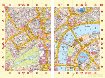 London A-Z Street Atlas - A-Z Maps [KSIĄŻKA]