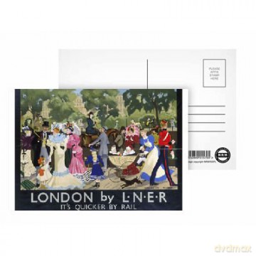 London by L.N.E.R Park - Postcard (Pack of 8) - Highest Quality [KSIĄŻKA]