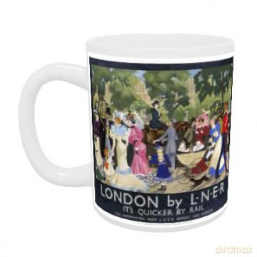 London by L.N.E.R Park - White Mug (11oz Ceramic)
