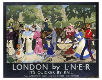 London by L.N.E.R Park - White Mug (11oz Ceramic)