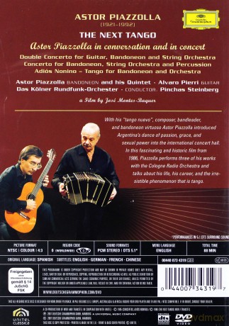 Astor Piazzolla: The Next Tango [DVD]