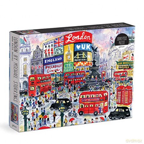 London By Michael Storrings 1000 pc Puzzle (Michael Storrings London) - Michael Storrings [KSIĄŻKA]