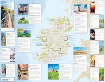 Lonely Planet Ireland Planning Map - Lonely Planet [KSIĄŻKA]