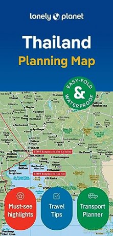Lonely Planet Thailand Planning Map - Lonely Planet [KSIĄŻKA]
