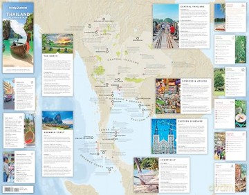 Lonely Planet Thailand Planning Map - Lonely Planet [KSIĄŻKA]