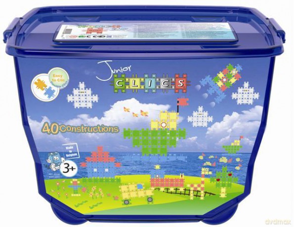CLICS Klocki edukacyjne Junior box 475el. JR-500 [KLOCKI]