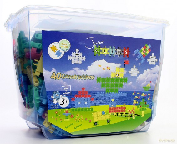 CLICS Klocki edukacyjne Junior box 475el. JR-500 [KLOCKI]