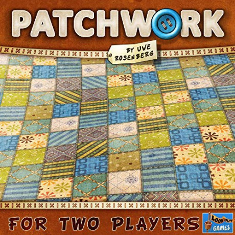 Lookout Games | Patchwork | Board Game | Ages 8+ | 2 Players | 15-30 Minute Playing Time, Multicoloured, 7.87 x 1.77 x 7.87 inches [KSIĄŻKA]