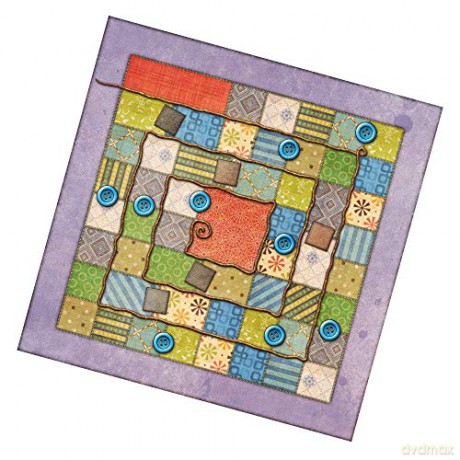 Lookout Games | Patchwork | Board Game | Ages 8+ | 2 Players | 15-30 Minute Playing Time, Multicoloured, 7.87 x 1.77 x 7.87 inches [KSIĄŻKA]