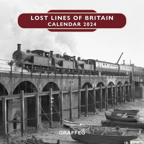 Lost Lines of Britain Calendar 2024 - n/a [KALENDARZ]