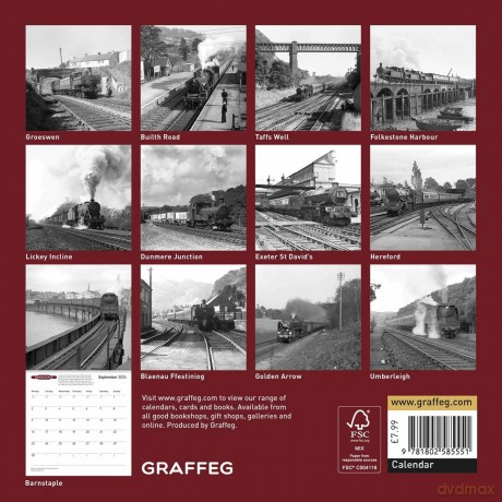 Lost Lines of Britain Calendar 2024 - n/a [KALENDARZ]