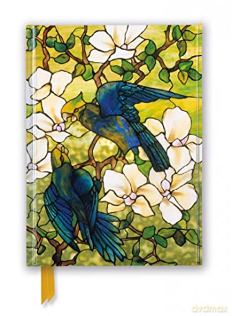 Louis Comfort Tiffany: Hibiscus and Parrots, c. 1910-20 (Foiled Journal) (Flame Tree Notebooks) - Flame Tree Studio [KALENDARZ]