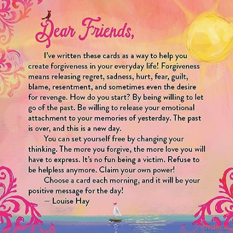 Louise Hay's Affirmations for Forgiveness: A 12-Card Deck to Release Your Past and Move into Love - Louise Hay [KSIĄŻKA]