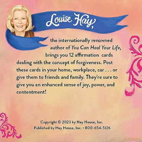 Louise Hay's Affirmations for Forgiveness: A 12-Card Deck to Release Your Past and Move into Love - Louise Hay [KSIĄŻKA]