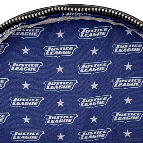 Loungefly DC Comics Superheroes Chibi Lineup Womens Double Strap Shoulder Bag Purse [KSIĄŻKA]