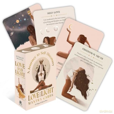 Love and Light Mantra Cards: A Journey to Self-Discovery (Rockpool Oracle) - Ali Oetjen [KSIĄŻKA]