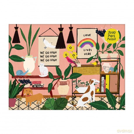 Love Lives Here 1000pc Puzzle: 1000 Piece Puzzle - Sarah McMenemy [KALENDARZ]