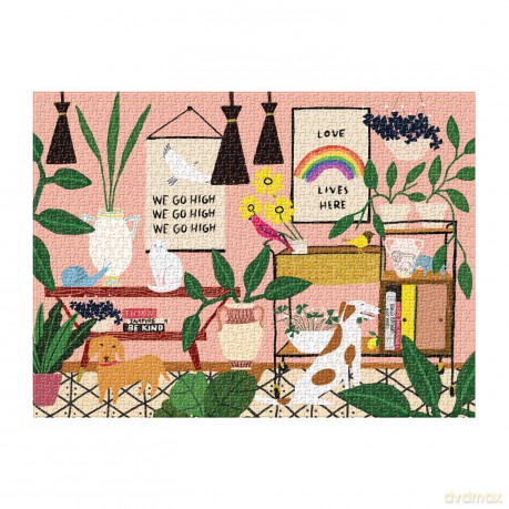 Love Lives Here 1000pc Puzzle: 1000 Piece Puzzle - Sarah McMenemy [KALENDARZ]