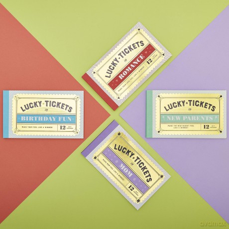Lucky Tickets for Birthday Fun: 12 Gift Coupons - Chronicle Books [KSIĄŻKA]