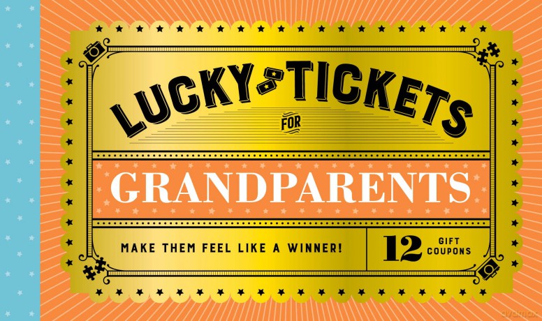 Lucky Tickets for Grandparents: 12 Gift Coupons - Chronicle Books [KSIĄŻKA]