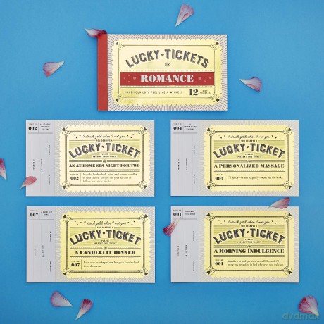 Lucky Tickets for Romance: 12 Gift Coupons - Chronicle Books [KSIĄŻKA]