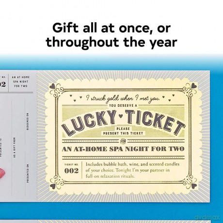 Lucky Tickets for Romance: 12 Gift Coupons - Chronicle Books [KSIĄŻKA]