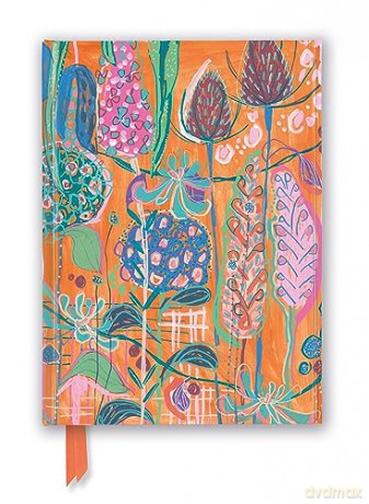 Lucy Innes Williams: Orange Hydrangeas (Foiled Journal) (Flame Tree Notebooks) - Flame Tree Studio [KALENDARZ]
