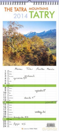2014 Kalendarz. Tatry [KSIĄŻKA]