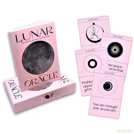 Lunar Oracle: Harness the power of the moon with 36 cards and a guidebook - Liberty Phi [KSIĄŻKA]