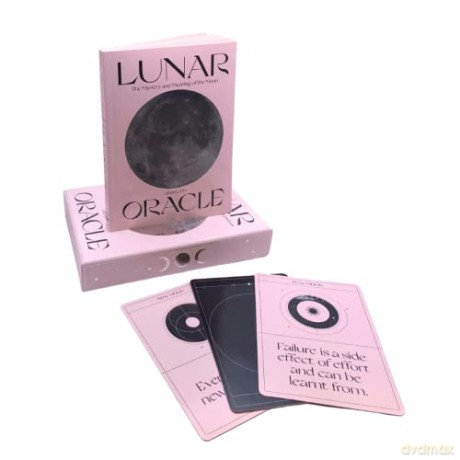 Lunar Oracle: Harness the power of the moon with 36 cards and a guidebook - Liberty Phi [KSIĄŻKA]